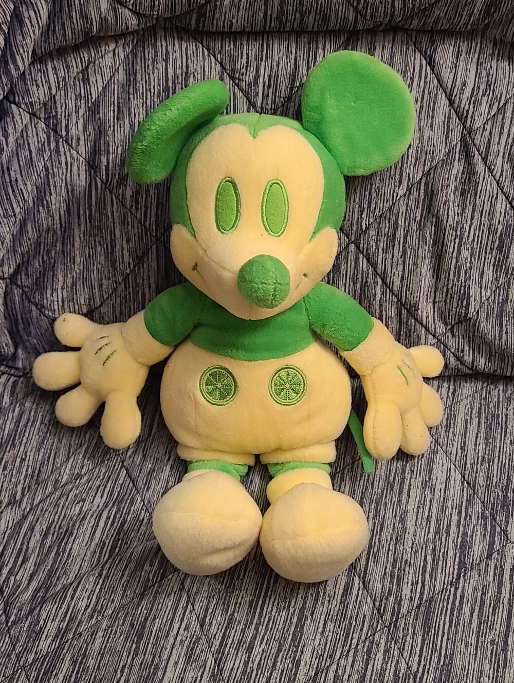 Disney Mickey Mouse Lime Plush Toy